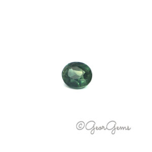2.57ct Teal Sapphire - Oval