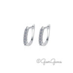 Sterling Silver Moissanite Starlight Earrings