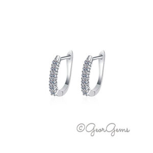 Sterling Silver Moissanite Starlight Earrings