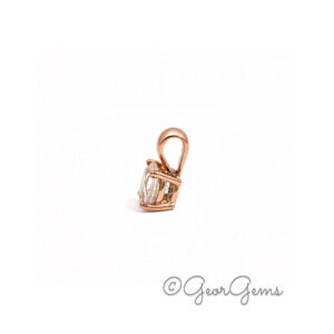 ide profile of a morganite pendant in 9k rose gold